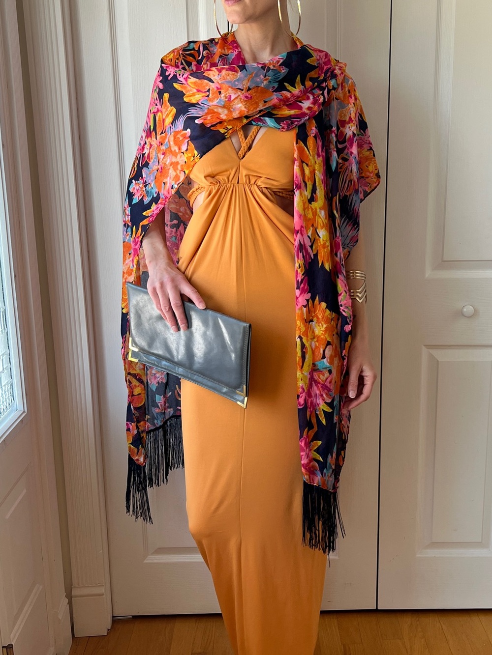 Floral Shawl/ Coverup/ Scarf